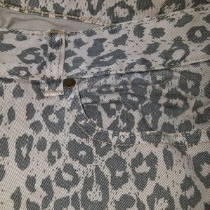 Cheetah skinny jeans